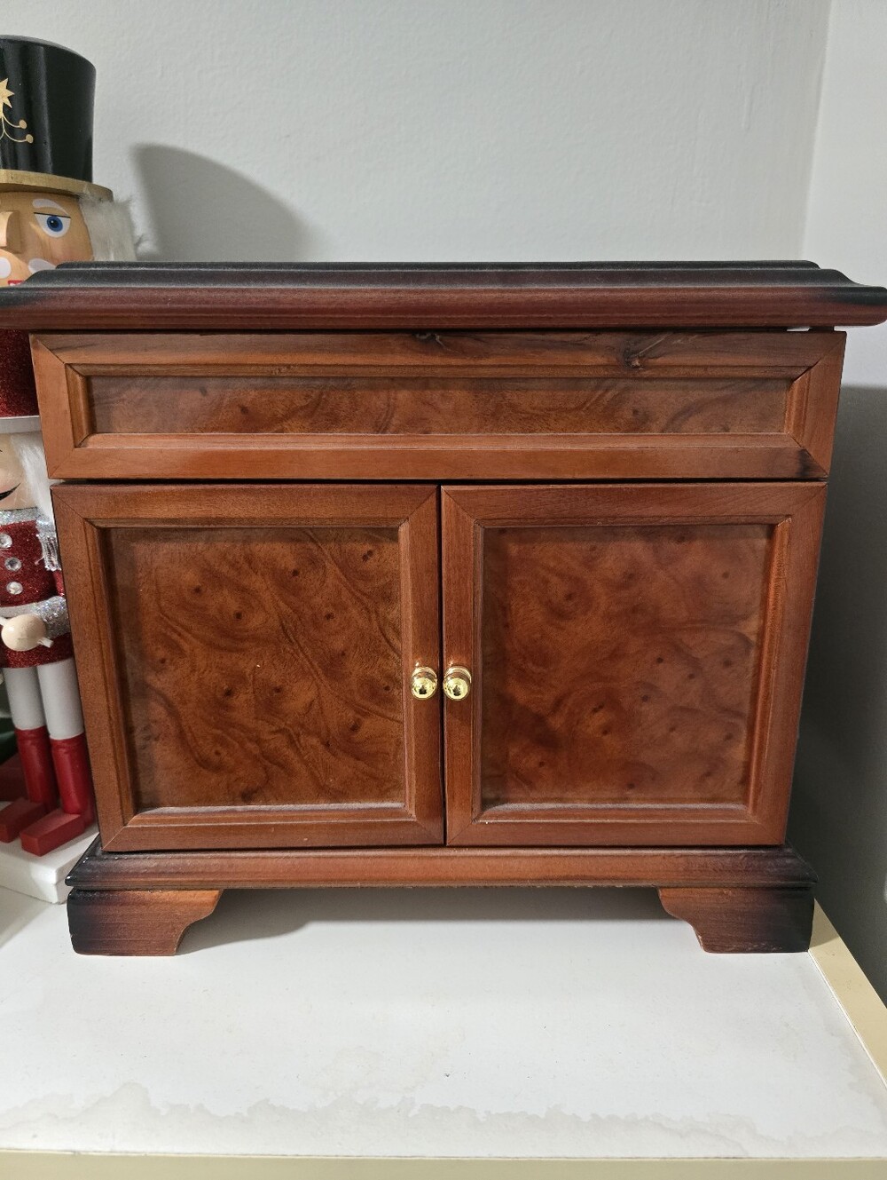 Mahogany Wooden Jewelry Box